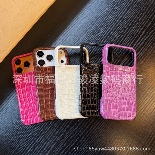 New crocodile leather case for - crocodile,